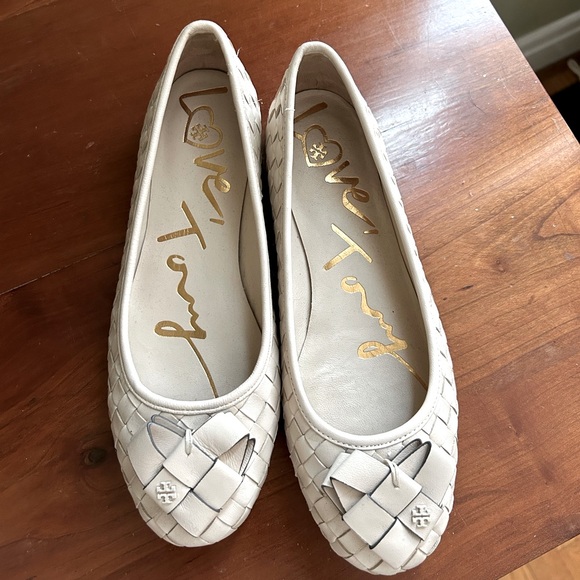 Leather Tory Burch flats, size 7 - Picture 2 of 4